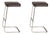 Knoll Ludwig Mies Van Der Rohe Four Seasons Bar Height Stool - A Pair For Sale