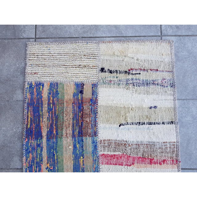 Mid 20th Century Oushak Handknotted Anatolian Runner For Sale - Image 9 of 10