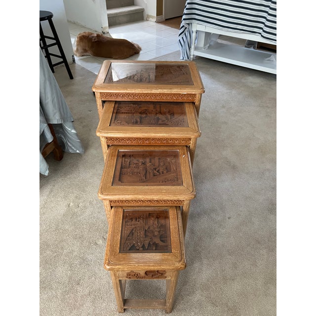 This elegant George Zee Nesting Table Set offers a perfect combination of style and practicality, making it an ideal...