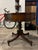 Rare Mid-Century Georgian Style Leather Top Mahogany Drum Table For Sale - Image 9 of 10