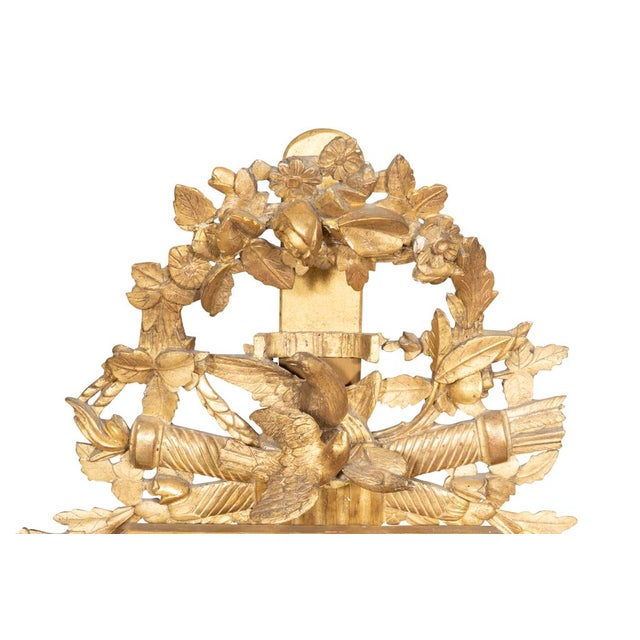 A fine example from a Lost Tree Florida estate. A fine example with original gilded decoration. Octagonal with grisaille...