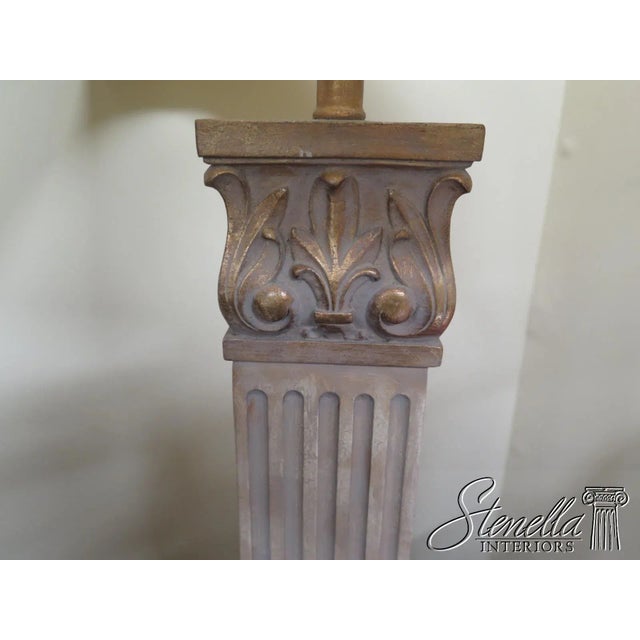 The lamp/s are approx. 10-15 years old & being sold for a fraction of the original retail cost. Size: 11w x 11d x 62.5h...