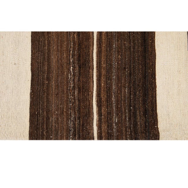 21st Century 10'x14' Modern Kilim Wool Rug For Sale - Image 9 of 13