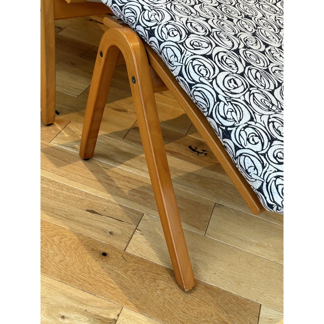 Set of Vintage Chair with Footstool by Simo Heikkila for Ikea, 1990s For Sale - Image 12 of 18