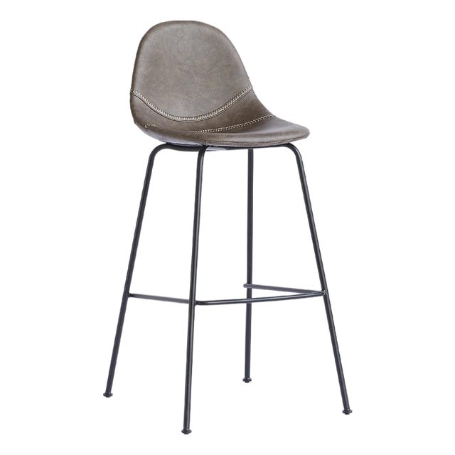 Lana Bar Stool, Grey For Sale