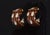 Brown Pair of Vintage Roberto Coin Animalier 0.32ct Natural Diamond Feather Earrings in Solid 18k Rose & White Gold For Sale - Image 8 of 15