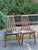 Danish Modern Eva Chairs in Teak by Niels Koefoed, Set of 2 18.9"W× 20.47"D x38.19"H new vinyl upholstered seats...