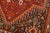 Shiraz Rug 3’10” X 5′ Red Wool Vintage Tribal Hand-Knotted Oriental Carpet For Sale - Image 4 of 13