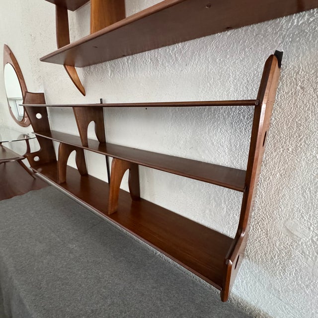 1950s Vintage Organic Hanging Shelf, 1950s For Sale - Image 5 of 15
