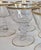 Hollywood Regency Gold Rimmed Crystal Champagne Coupes- Set of Six For Sale - Image 3 of 13