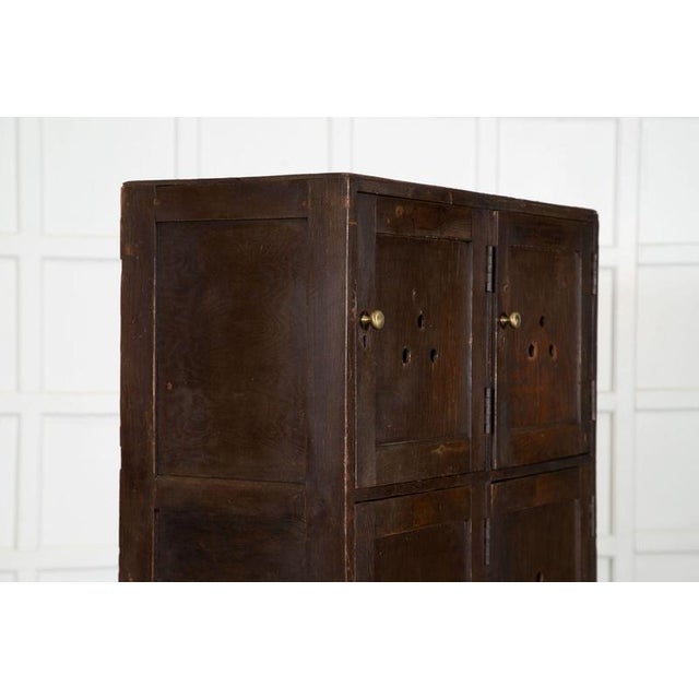 English Pine Locker Cabinet, 1900 For Sale - Image 14 of 17