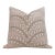 Frondescence Embroidered Pillow Cover in Blush Pink For Sale