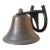 Vintage Western Style Wall Mounted Dinner Bell W/ Horse Shoe Motif For Sale