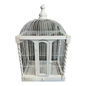 Dome Wood Handmade Birdcage