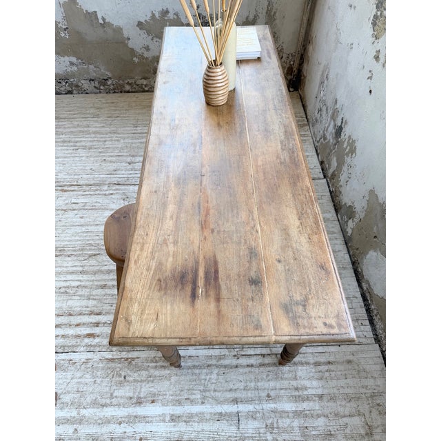 Beechwood Bistro Farmhouse Table, 1900 For Sale - Image 12 of 18