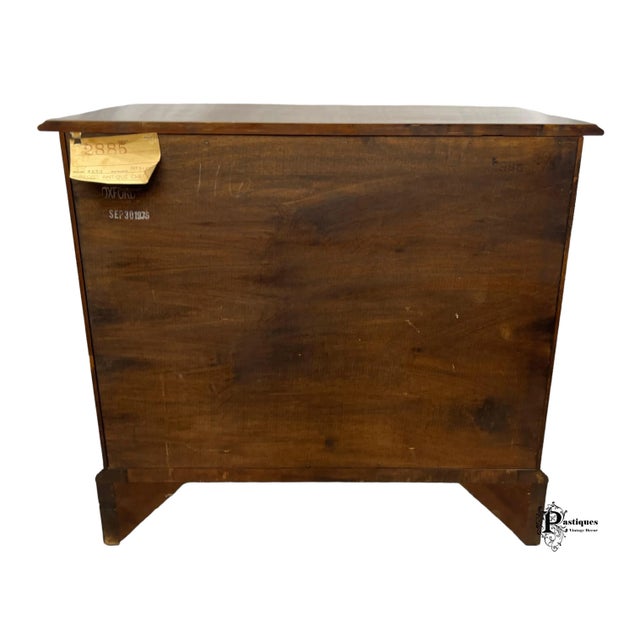 Vintage Statton Chippendale Style Antique Oxford Chest Accent Chest / Commode For Sale - Image 9 of 13
