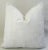 Boho Chic White Crocodile Velvet Feather/Down Pillows - Pair For Sale - Image 4 of 9
