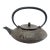 Vintage Japanese Cast Iron Teapot Three Winter Friends Motif For Sale