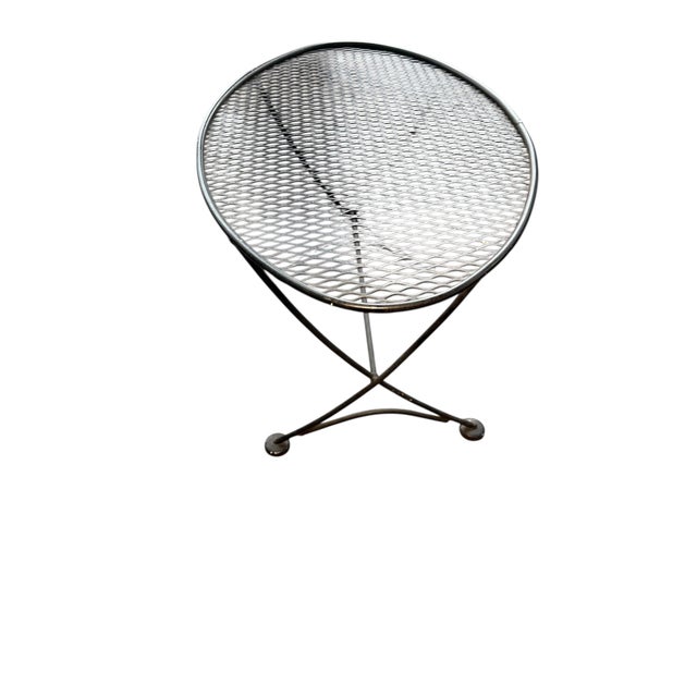 1960s Maurizio Tempestini Salterini Three Piece Clam Patio Set Two Chairs Table Matching, Attributed For Sale - Image 9 of 13