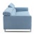 Modern Pasargad Home Serena Modern Blue Sofa For Sale - Image 3 of 8