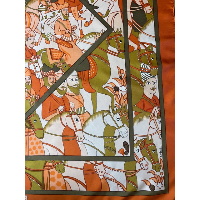 HERMÈS ALI BABA Silk Scarf edited 1972 Pierre Peron For Sale - Image 10 of 12