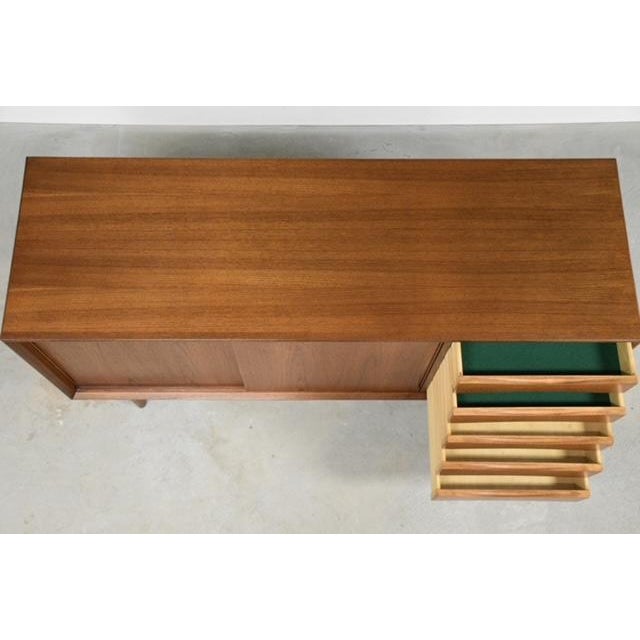 Wood 1960s Swedish Modern Teak 57” Credenza For Sale - Image 7 of 12