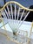 1960's Italian Hollywood Regency Style 'Coco Chanel' Sheaf of Wheat Table With Chairs- 3 Piece Set For Sale - Image 18 of 18