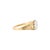 Modern Antique Art Deco 18k & 14k Gold 0.70ct Old Diamond Three Stone Engagement Ring, Size 8 For Sale - Image 3 of 8