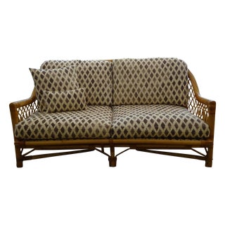 Bielecky Brothers Rattan Loveseat For Sale
