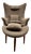 Attributed to h.w. Klein for Bramin Møbler Danish Modern Wingback Lounge Chair & Ottoman, Denmark, C. 1960s For Sale