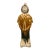 Mid Century Large Chinese Sancai Glazed Pottery Figure - Tang Style Court Lady For Sale