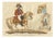Richard Evans, The Prince Regent on a Leopard Skin Saddlecloth with the Royal Standard, 1815, Engraving For Sale