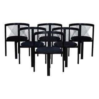 String Chair by Niels Jørgen Haugesen for Tranekær Furniture, Denmark, 1980s, Set of 6 For Sale