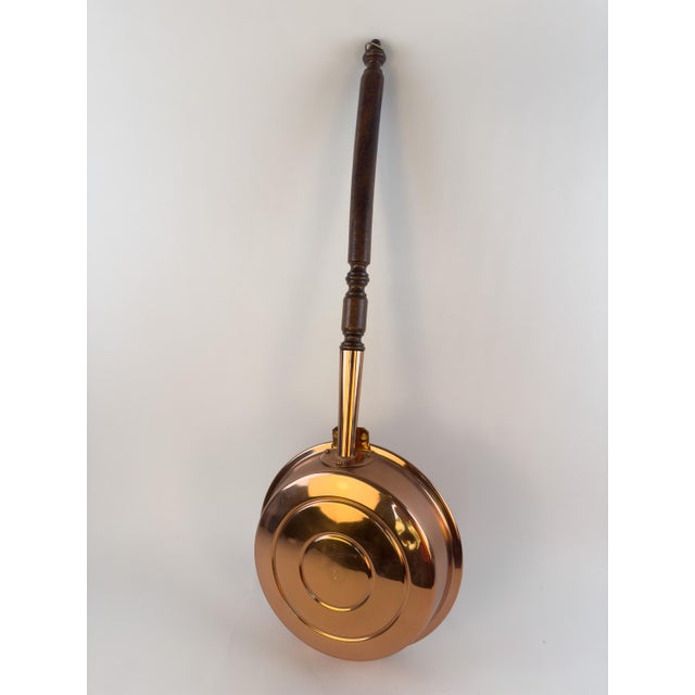 Vintage French L. Lecellier Villedieu Copper Bed Warmer / Decorative Wall Object, 1960s For Sale - Image 9 of 18
