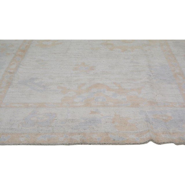 Turkish Wool Oushak Rug,7'10"X10'3" For Sale - Image 4 of 6