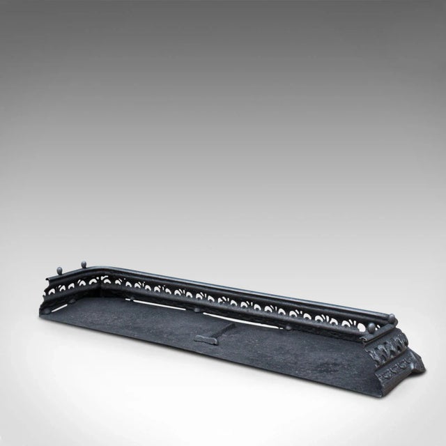 Metal 1850s Victorian Iron Fireside Set - 2 Pieces For Sale - Image 7 of 13