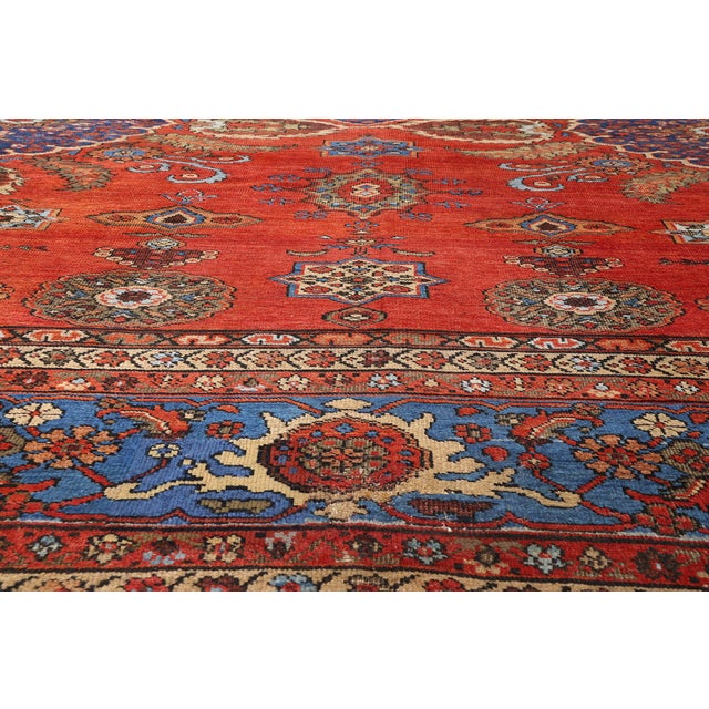 Late 19th Century Late 19th Century Persian Sultanabad Rug, 15'06 X 18'03 For Sale - Image 5 of 11