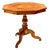 Vintage Marquetry Octagonal Wood Table For Sale