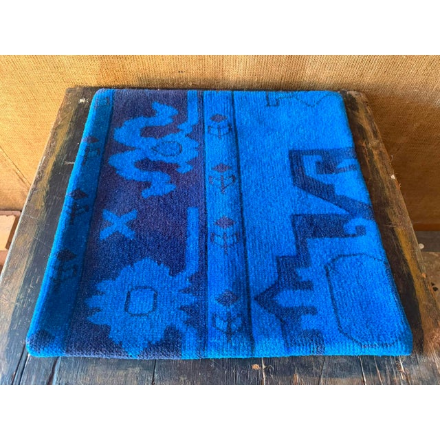 Vintage Turkish Wool Tribal Pillow For Sale - Image 4 of 13