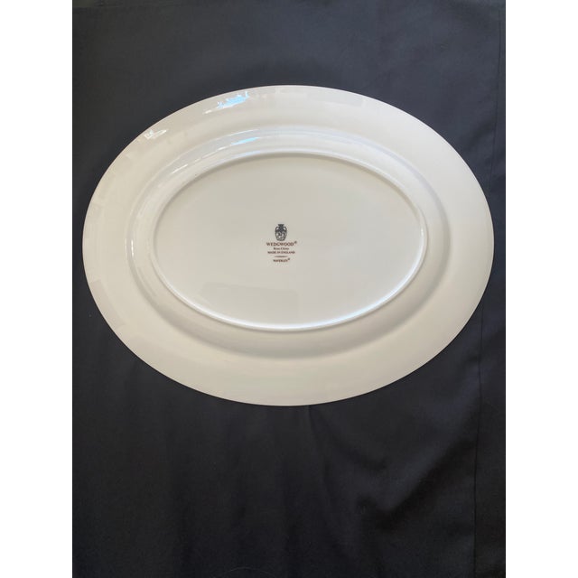 Wedgwood Waverley Bone China Oval Serving Platter Late 20th Century Mint Condition For Sale In Denver - Image 6 of 11