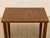 Mid 20th Century Vintage Mid-Century Modern Wood Side Table With Brass Corner Accents For Sale - Image 5 of 8