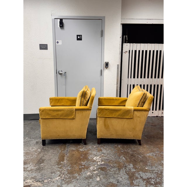 Gumps Lee Industries for Gump's Lounge Chairs, Pair For Sale - Image 4 of 12