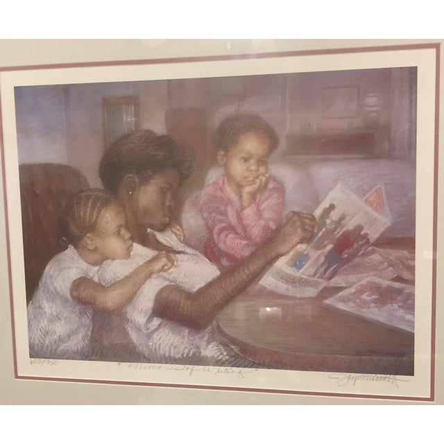 Realism 1989 Brenda Joysmith Signed Print "Memories of Waiting" For Sale - Image 3 of 12