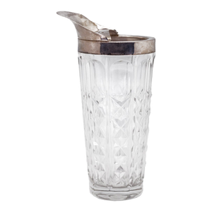 1940s Cut Crystal Cocktail Mixer by Val St. Lambert