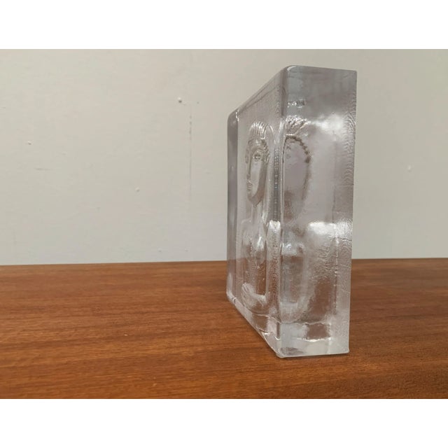 Vintage Swedish Glass Icon Series Maiden Sculpture by Bertil Vallien for Kosta Boda For Sale - Image 17 of 18