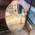 1950s Gio Ponti Style Mid-Century Modern Solid Brass Italian Oval Wall Mirror For Sale - Image 11 of 13