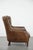 Vintage Brown Cowhide Armchair For Sale - Image 3 of 17