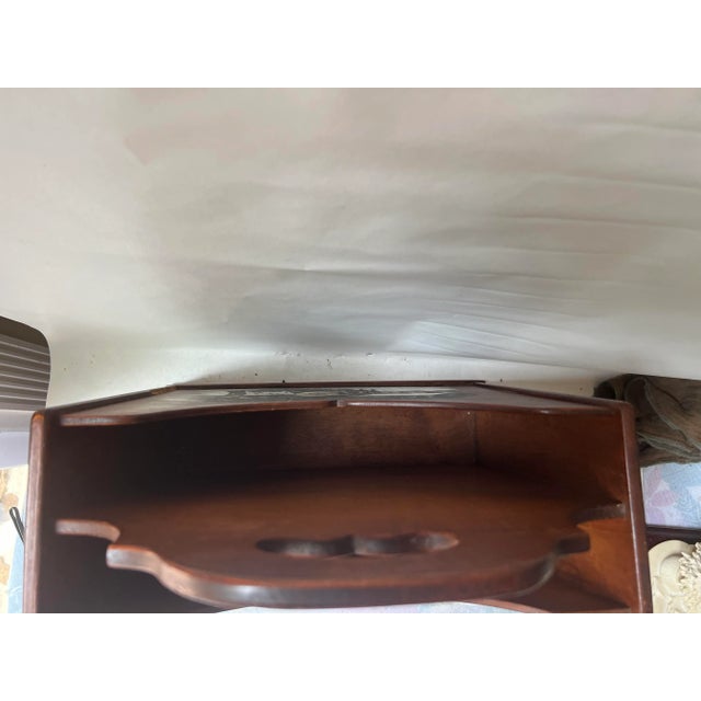 Mid 20th Century Vintage Conant-Ball Co. Wooden Magazine Rack For Sale - Image 10 of 13