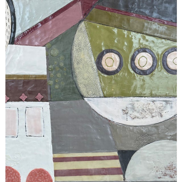 Contemporary Encaustic Painting "Passages by Therese Cook" For Sale - Image 4 of 4