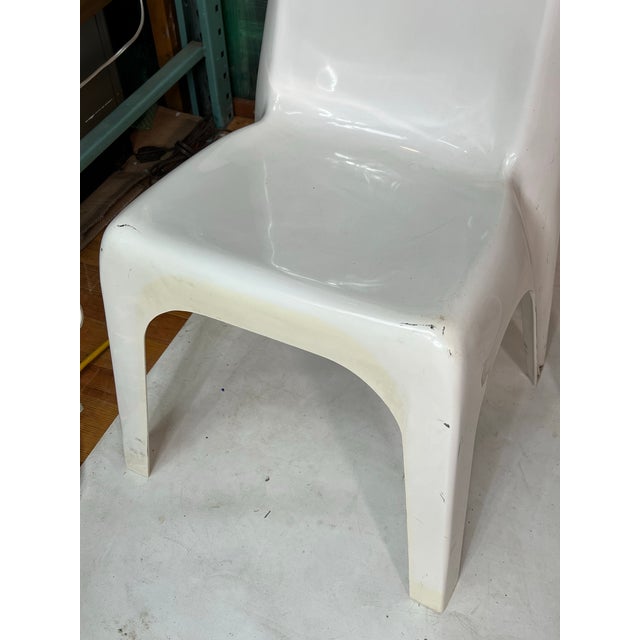 1970s 1970s Borg Warner Space Age Stacking Chairs - Set of 4 For Sale - Image 5 of 10